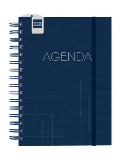 Finocam Institut Agenda Escolar 26/27 Semana Vista Vertical 155x215mm Azul Marino