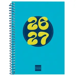 Finocam Agenda Cool Espiral 4º 155x212mm SVH Azul Curso 2026-2027