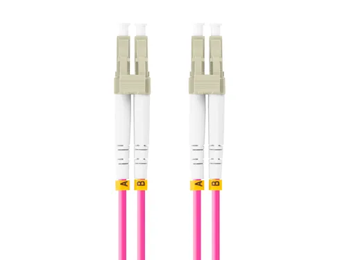 Lanberg Cable de Fibra Óptica InfiniBand 2m LC Violeta FO-LULU-MD41-0020-VT