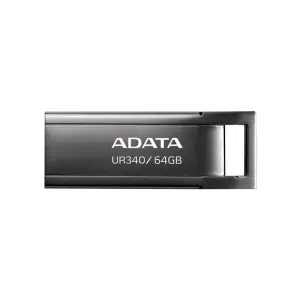 A-DATA UR340 64GB USB 3.2 Flash Drive Metal Black