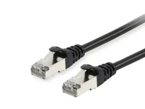 LATIGUILLO APANTALLADO CAT.6A S/FTP LSOH 5M COLOR NEGRO EQUIP 606106
