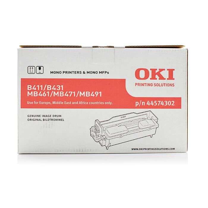 Oki B411/B431/Mb461/Mb471/Mb491/B412/B432/B512/Mb472/Mb492/Mb562 Tambor De Imagen Original - 44574302 (Drum)