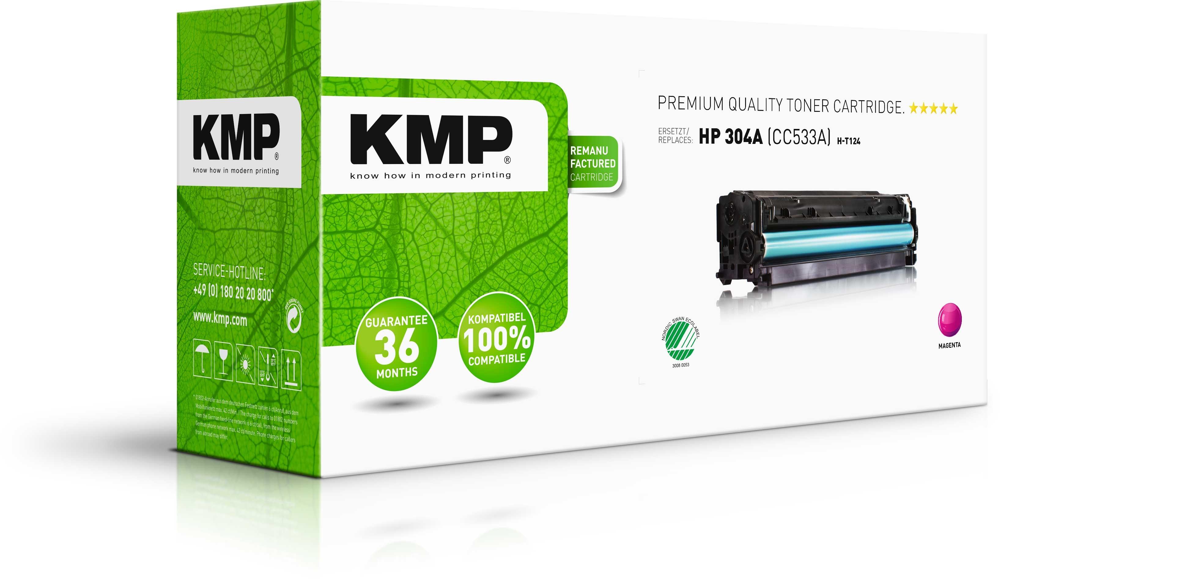 Toner Kmp Magenta Laserjet Cp 2025 Cm 2320 Series - 304 A