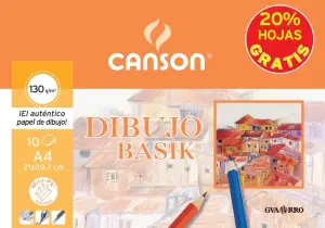 Canson Minipack Dibujo Basik 10 Hojas Lisas 130g