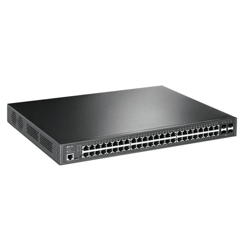 TP-LINK TL-SG3452 Switch Gestionable L2 48 Puertos Giga PoE+ 384W 4 SFP Rack 1U 19