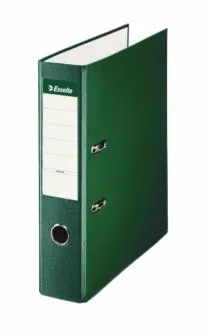 Esselte Archivador Palanca A4 Lomo Ancho PP Interior Forrado Verde