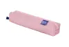 Oxford Estuche Cuadrado Pequeño Rosa en Napa con Goma Elástica para Cuaderno