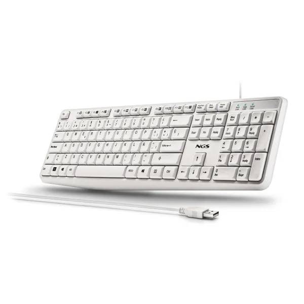 NGS Teclado USB-A 12 Teclas Multi Cable 1.5M