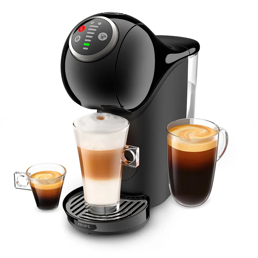 Krups Cafetera Automática Genio S Plus 1500W 15 Bares Cápsulas Dolce Gusto Negra