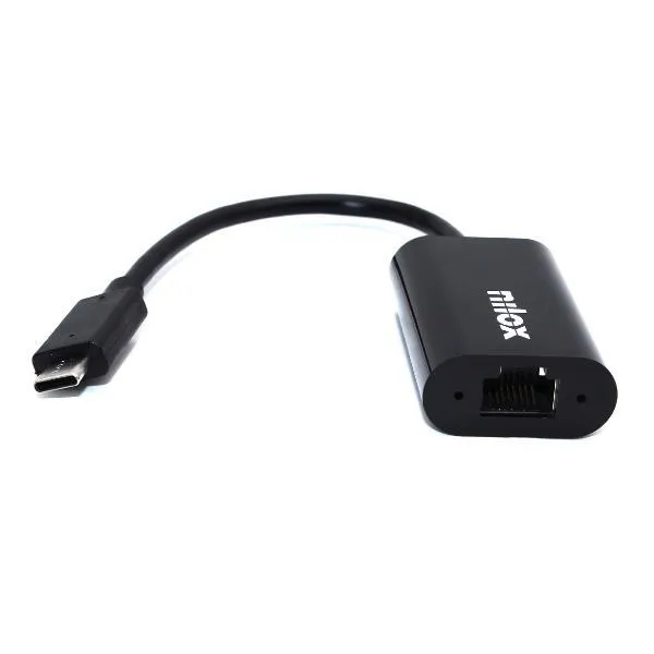 Nilox Cable Adaptador Usb C  A Rj45 M/H Negro