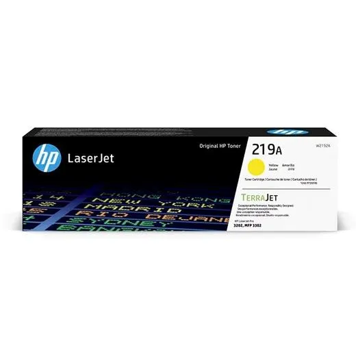 Hp Toner Amarillo Laserjet Pro 3202 Printer, Hp Laserjet Mfp 3302 Printer - 219A