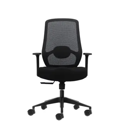 Oqonos Cherg 001 Silla de Oficina Ergonomica con Soporte Lumbar y Respaldo de Malla
