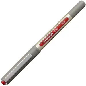 Uni-Ball Rollerball Eye Fine UB-157E 0.7mm Rojo Caja 12 Unidades