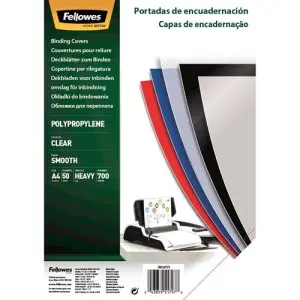 Fellowes Pack de 50 Portadas de Polipropileno A4 700 Micras Acabado de Calidad