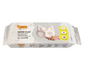 Jovi Pasta de Papel Maché 680gr - Lista para Usar, Secado al Aire, Color Blanco