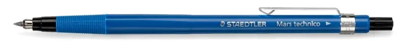 Staedtler Mars Technico 788 Portaminas 2Mm Hb - Afilaminas Incorporado - Clip Metalico - Color Azul