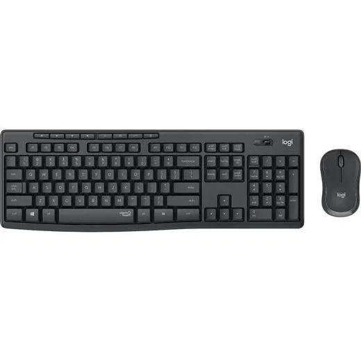 Logitech Combo Teclado + Ratón Mk295 Inalámbrico Qwerty Español Grafito