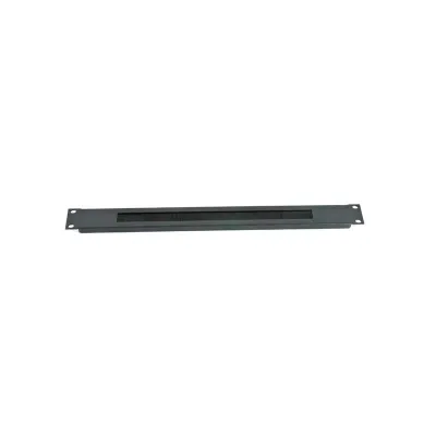 2LAN Panel Pasacables de Cepillo 19" 1U Metal para Armarios Rack