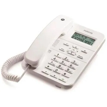 Motorola Telefono Fijo C/ Cable Ct202 Blanco