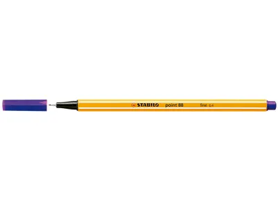 Stabilo Point 88 Rotulador Punta Fina 0.4 mm Tinta Agua Color Violeta
