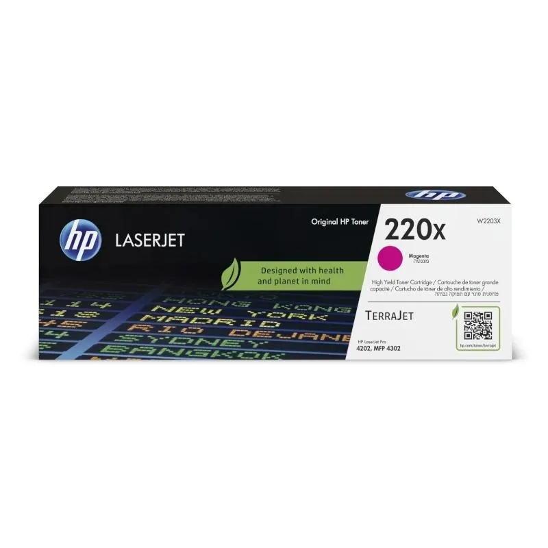 HP Cartucho de Tóner Original Magenta W2203X - 220X