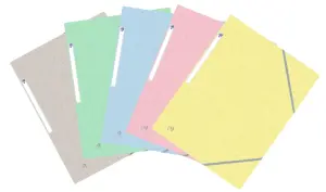 Oxford Carpeta De Gomas Con Solapas Top File+ A4 Tapa Blanda Colores Surtidos