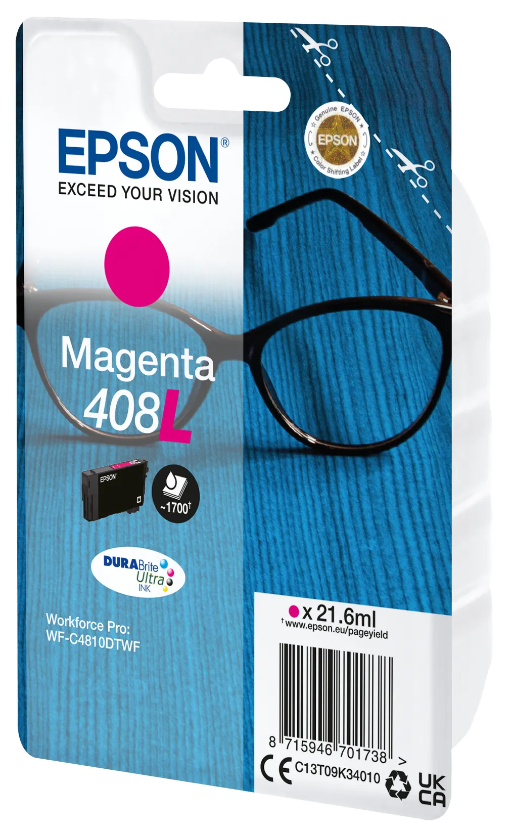 Epson 408L Cartucho de Tinta Original Magenta