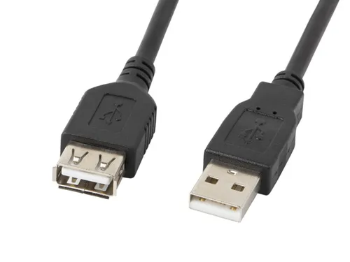Lanberg Ca-Usbe-10Cc-0007-Bk Cable Usb Usb 2.0 0,7 M Usb A Negro