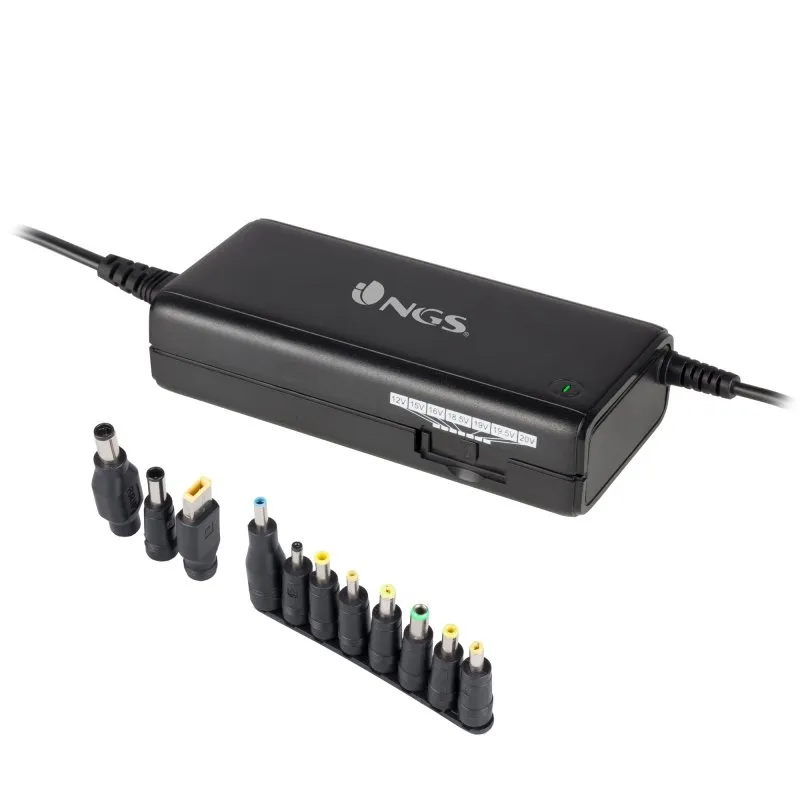 NGS Cargador Universal para Portátil 90W con 11 Tips