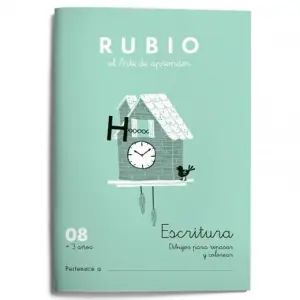 Rubio Cuaderno De Escritura Nº 08