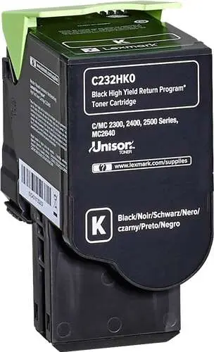 Lexmark Cartucho de Tóner Original Negro para C2325, C2425, C2535, MC2325, MC2425, MC2535, MC2640
