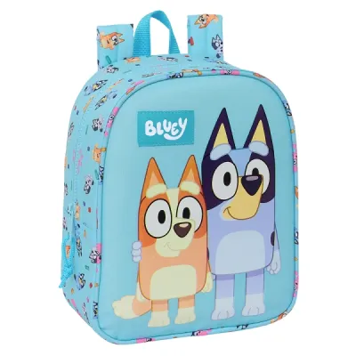 Safta Mochila Guardería Adaptable a Carro 22x27x10cm Color Azul Claro