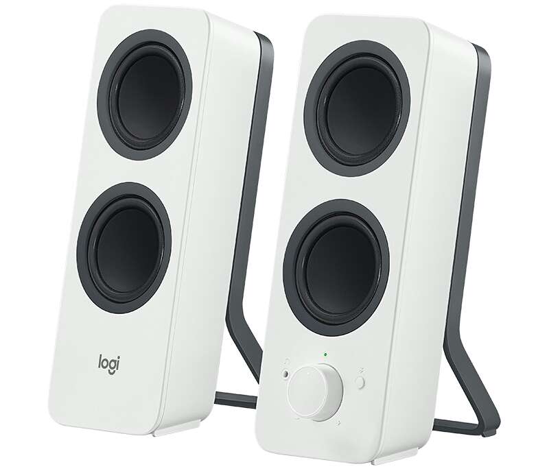 Logitech Z207 Altavoces 2.0 Bluetooth - 10W - Sonido Estereo - Entrada Jack 3.5 Mm - Color Blanco