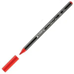 Edding Rotulador 4200 Para Porcelana Punta Pincel Rojo