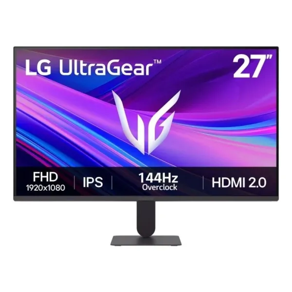 Lg Ultragear 27G411A-B Monitor Gaming Led 27" Ips Fullhd 144Hz Freesync Hdr10 - Respuesta 5Ms - Hdmi, Displayport - Vesa 100X100Mm