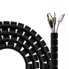 Aisens Organizador De Cable Espiral 25Mm Negro 2,0M
