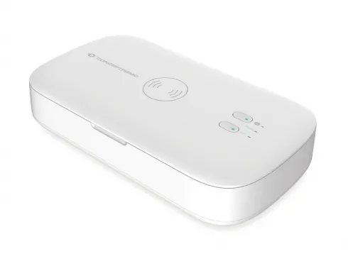 Caja Uv Esterilizadora Cargador Wireless 10W Conceptronic Ciro