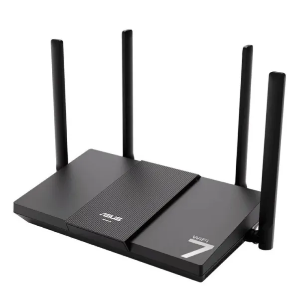 Asus Rt-Be50 Router Wifi 7 Dual Band Be3600 Aimesh Ofdma - Velocidad Hasta 2882Mbps En 5Ghz - 4 Puertos - 4 Antenas - Color Negro