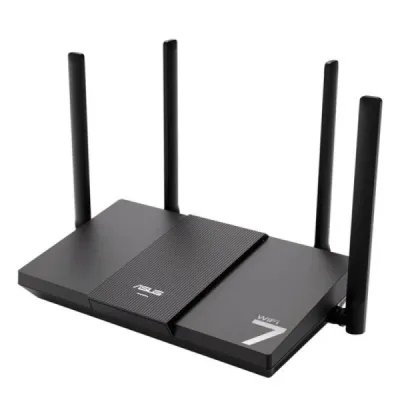 Asus Rt-Be50 Router Wifi 7 Dual Band Be3600 Aimesh Ofdma - Velocidad Hasta 2882Mbps En 5Ghz - 4 Puertos - 4 Antenas - Color Negro