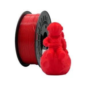 3D Filamento 3D PETG 1.75mm 1kg Bobina Color Rojo