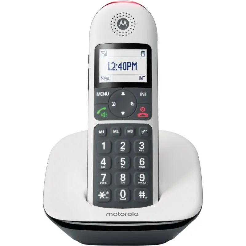 Motorola Teléfono Inalámbrico CD51001 DECT Digital Blanco
