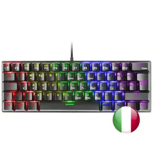 Mars Gaming MK60 Teclado Mecánico Ultra-Compacto 60% RGB Antipolvo Multiplataforma Negro