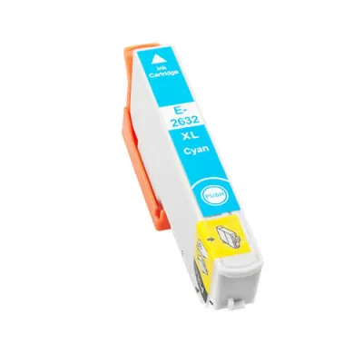 Epson T2632/T2612 (26XL) Cartucho de Tinta Genérico Cyan Reemplazo C13T26324012/C13T26124012