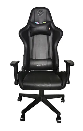 SILLA GAMER PRO KEEP OUT XSRGB-RACING BLACK ILUMINACIÓN RGB CON MANDO A DISTANCIA REPOSABRAZOS 2D COJIN LUMBAR Y CERVICAL OFERTA_MOVING