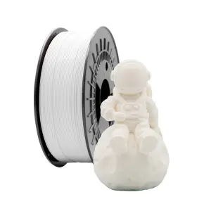 3D Filamento 3D PLA Mate 1.75mm 1kg Bobina Color Blanco