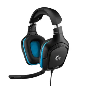 Logitech G432 Auriculares Gaming USB DTS 7.1 con Micrófono Plegable y Diadema Ajustable