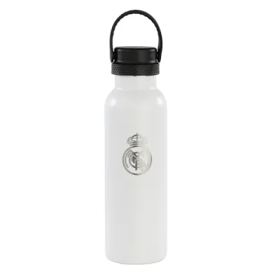 Safta Botella Reutilizable Real Madrid 1ª Equipación 600ml Doble Pared Aislante