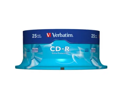 Verbatim CD-R 700MB 52X 25 Pack Spindle con Superficie Extra Protection