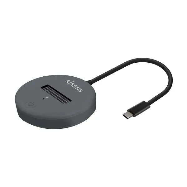 Aisens Usb-C Dock M.2 (Ngff) Asuc-M2D014-Gr Sata/Nvme A Usb3.1 Gen2 - Color Gris