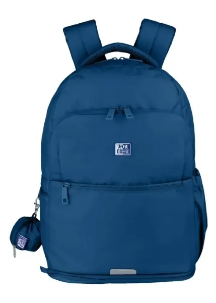 Oxford B-Out Mochila 30L con Bolsillo Acolchado y Funda para Lluvia - Azul Marino